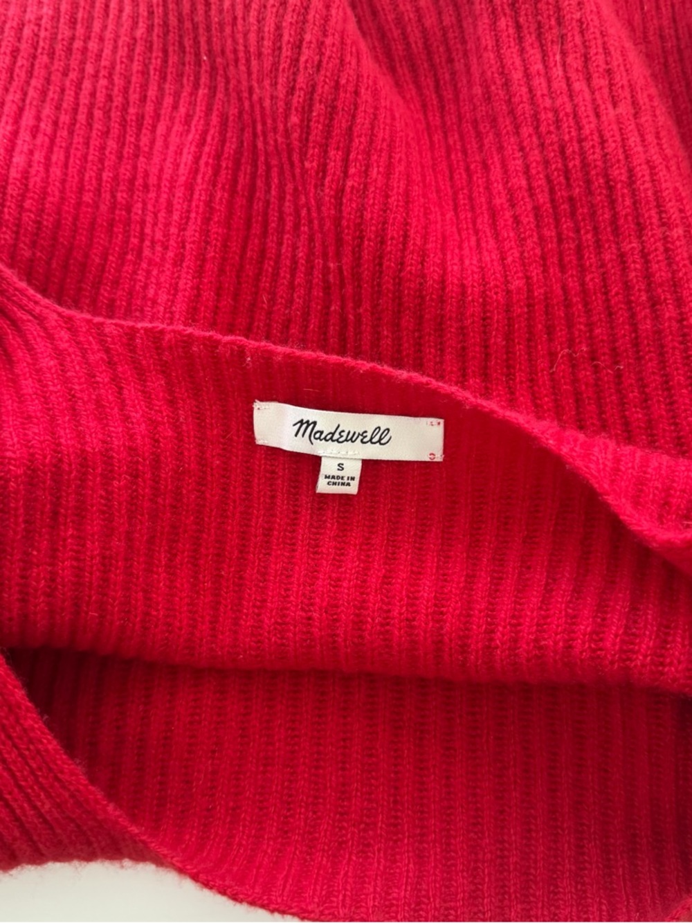 Madewell Soft Wool Square-Neck Pullover Sweater Black size small. - Picture 10 of 14